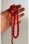 Alpaca Design Tasseled 9X11 mm Fire Amber Prayer Beads |   Impeccable Craftsmanship, Stylish and Collectible - 3