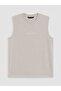 Nevavm with Difference Oval Collar Men's Sleeveless T-Shirt - 5