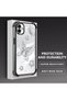 Samsung Galaxy A04 Compatible Transparent Back Four Corners Reinforced Impact Protection Silicone Case - 3