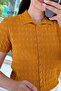 Polo Collar Openwork Knitwear Cardigan 6Y362 - 3