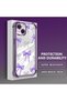 iPhone 13 Compatible Transparent Back Panel Four-Corner Reinforced Impact Protection Glossy Edge Silicone Case - 4