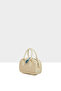 Cream Women's Straw Decorated Cylinder Bag M000008800 - 2