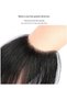 Frontal Hairpiece for Women Natural Black Hair Extension Hairline Loss Straight Tape in Human Hair Replacement Toupee - 5