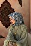 وشاح فيراي ناعم باللون الأزرق