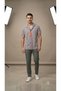 Men's Summer Buttoned Lycra Stretchy Short Sleeve Classic Comfortable Cut Shirt - 3