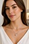 Figured Anti-Tarnish Steel Adjustable Chain Luxury Necklace