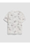Lcw Kids Ecru Pokemon Printed Boys' Shorts Pajama Set - 4