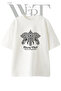 Muay Thai Fili Design Printed Unisex White Oversize T-Shirt