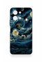 Vivo Y28 Compatible Starry Night Patterned Silicone Case - 2