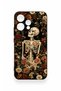 Oppo Reno 15 5g Compatible Floral Skeleton Pattern Silicone Case - 2