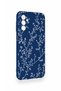 Samsung M13 Compatible Thin Leaf Branch Patterned Silicone Case - 3