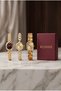 3-Piece Women's Steel Watch Set Gold Vintage Old Money Elegant Stylish Luxury Women's Wristwatch Premium Special Collection |   Limited Edition 2026