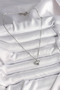 316L Steel Silver Color Chain Love Processing Heart Figure Women's Necklace - 2