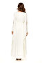 White, Floral, Gold Jalabiya – ELM J 560 - 5