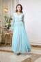 Light Pastel Blue Moroccan Kaftan – ELM M 667 - 7
