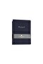 Victorias Journals Vegan Leather Flexible Cover Elastic 96 Sheets Planner Lined Notebook 19 X 25 cm Blue