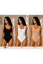 Women's Thick Strap Snap Fasteners (Hooks) Bıdy- Cotton - Soft Texture - 2