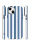 iPhone 14 Vorian Double Layer Case Blue Marina Stripe - 2