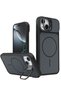 Aconcept iPhone 14 Pale with Magsafe Stand (61650) Cover - Black
