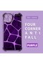 iPhone 13 Compatible Transparent Back Panel Four-Corner Reinforced Impact Protection Glossy Edge Silicone Case