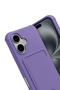 Aconcept iPhone 17 Kelvin Silicone with Business Card Holder (102718) - Lilac - 3