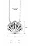 Silver Thin Chain Women's Mini Clamshell Bag |   Night & Invitation - 2