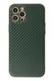 Aconcept iPhone 12 Pro Case Coco Carbon Silicone (144121) - Green