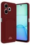 Aconcept Redmi 13 4g Case Kelvin Silicone with Business Card Holder (95016) - Burgundy