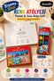 Painting Series White 25X35 cm 40 Sheets Drawing Pad and Faber-Castell 12-Pack Watercolor + 12-Pack Pastel Paints