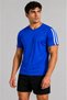 3-Piece Sleeve Stripe Quick Dry Breathable Fabric Sports T-Shirt - 3