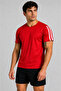 3-Piece Sleeve Stripe Quick Dry Breathable Fabric Sports T-Shirt - 3