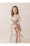 Girl's Bow Detailed Bagged Gilet Dress Combination - 2