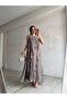 Alduo Maxi Dress 5641 - Brown - 3