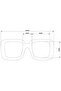 Club Ischia Black Lens Polarized Sunglasses Honey Color - 8