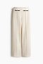 Pull-on Bukle Triko Pantolon - 4