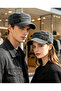 Men Women Distressed Patrol Castro Hat Flat Top Breathable Summer Sun Hat Cotton - 5