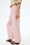 Linen-blend ankle-length trousers - 2