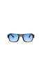 Club Stromboli Blue Lens Sunglasses Transparent Smoked