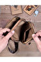 Genuine Leather Zippered Men's Crossbody Bag 2159 - 2