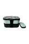 Double Layer Leak-Proof Lunch Box with Handle, BPA-Free Food Storage Container, Removable Divider, Microwave and Dishwasher Safe, Portable Bento Box for Kids and Adults