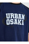 Boys Dark Blue Printed Raglan Sleeve T-Shirt and Shorts Set - 3
