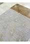 Sequin Corded Embroidered Chiffon Fabric |   Evening Dress & Designer Fabric (Brown - Black - White) - 2