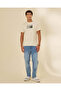 Men Cream Printed Basic Graphic T-Shirt - 2
