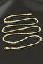 Rectangular Luxury Steel Necklace - Yellow - 2