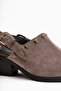 Tima Genuine Leather Mink Heeled Women's Sandals - 5