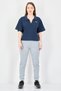 Women Relaxed Fit Short Sleeve Outdoor Polo Shirt, Dark Grey - 4