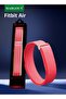 Woven Nylon Sport Loop Band for Fitbit Air – Breathable Elastic Replacement Strap with Secure Hook-and-Loop Fastener – Comfortable Lightweight Wristband - Berry Berry - 8