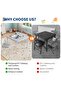 1 Box Wide Back Folding Children's Table and Chair Set - Durable, Space-Saving, Easy to Fold, Comfortable, Portable - 3