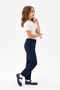 Girl's Collar Ribbon Transition School T-Shirt - 3