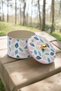 Nocolor-5033D738 Patterned Metal Storage Container, 14 Cm, Kitchen Organizer, 500-999 ml